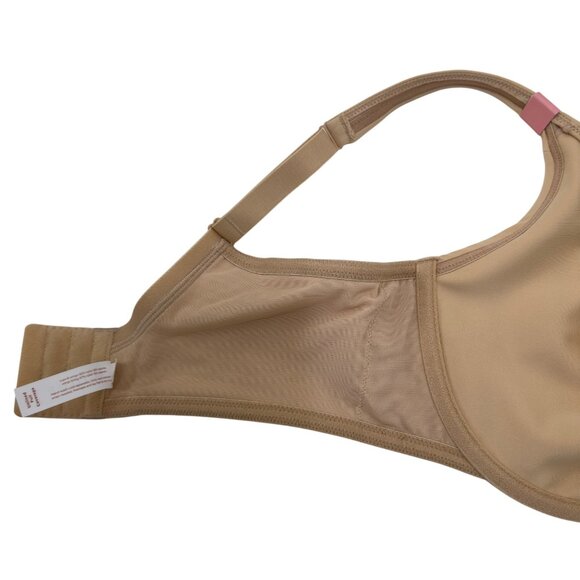 Cacique Womens Unlined Full Coverage Underwire Bra 38DDD Beige Minimizer - Picture 6 of 11